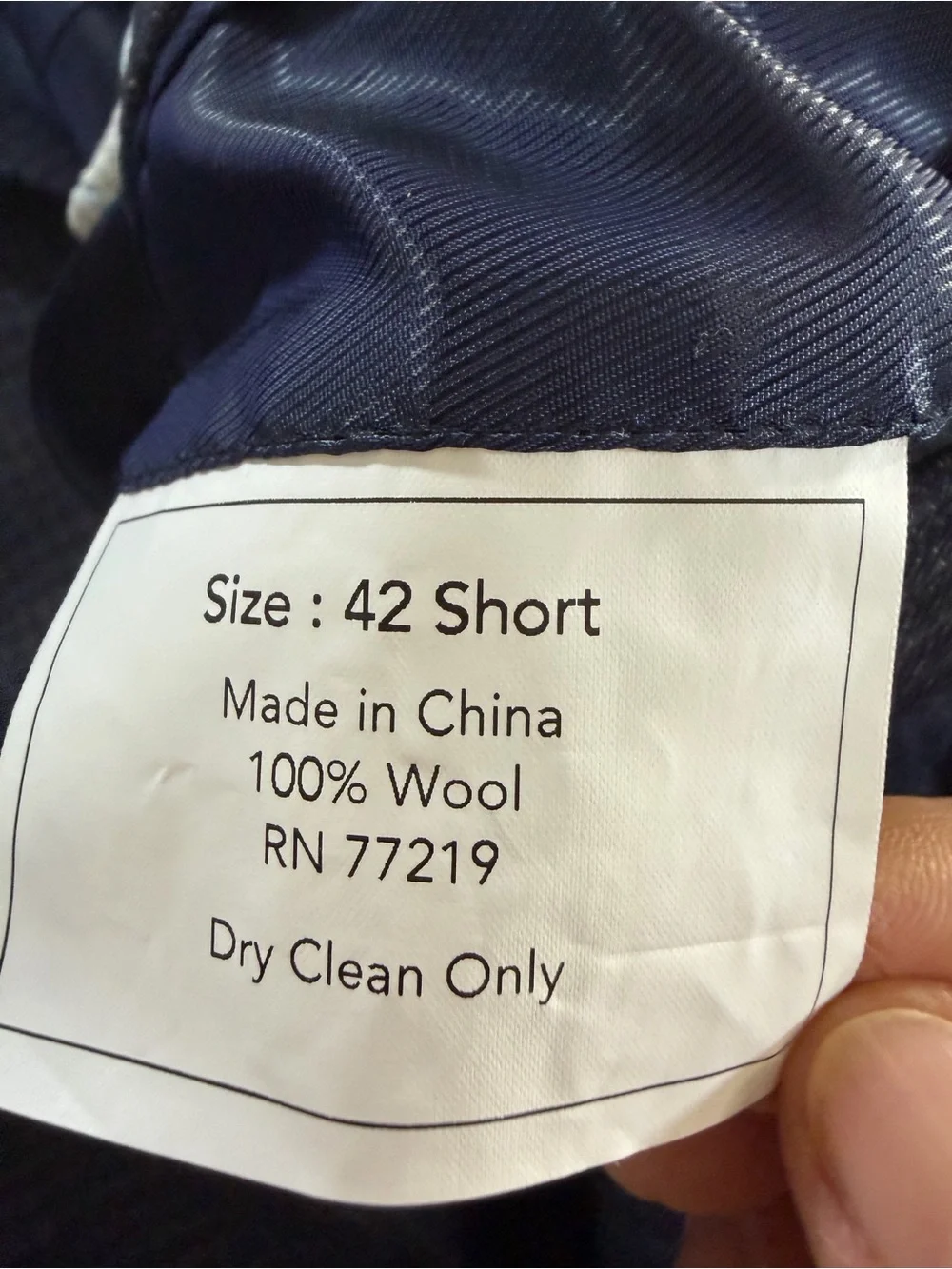 Pronto Uomo Platinum 42S 100% Wool Blazer Men’s Charcoal Blue Sport Coat